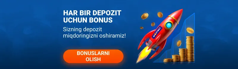 MostBet Onlayn Kazinosida Birinchi Depozit Bonusi